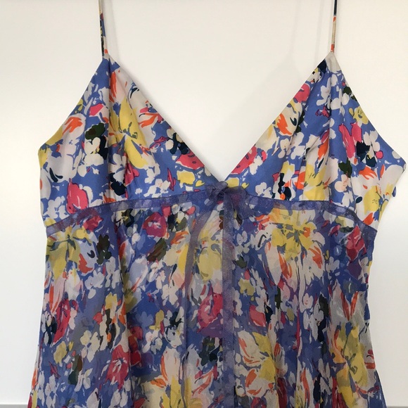 Tibi Silk Tiered Midi Dress - Picture 2 of 8